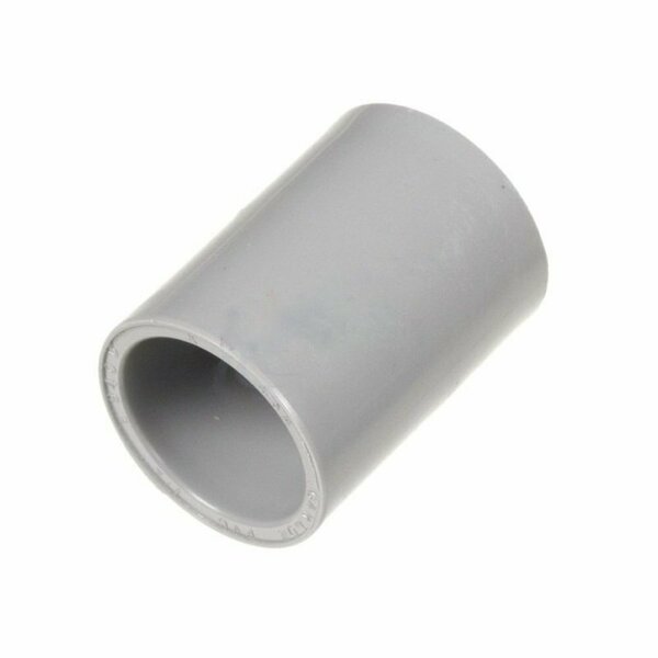 American Imaginations 0.75-in. Plastic Cylindrical Coupling Modern Grey AI-36536